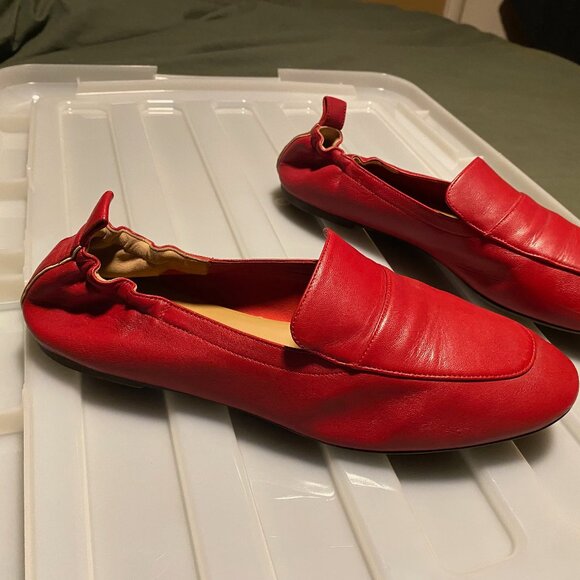 Everlane the Day Loafer in red leather - Picture 9 of 14